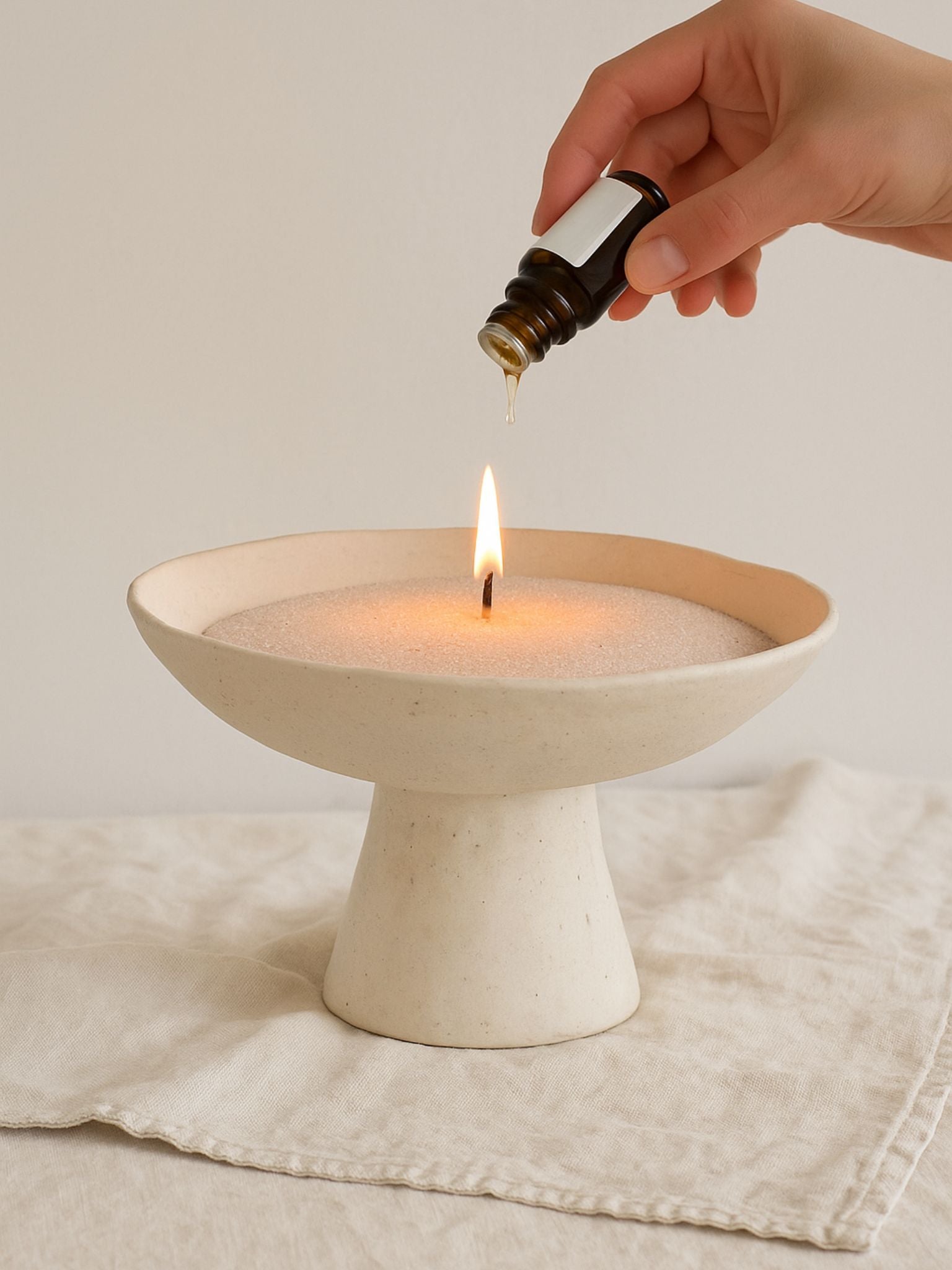 Adding essential oil