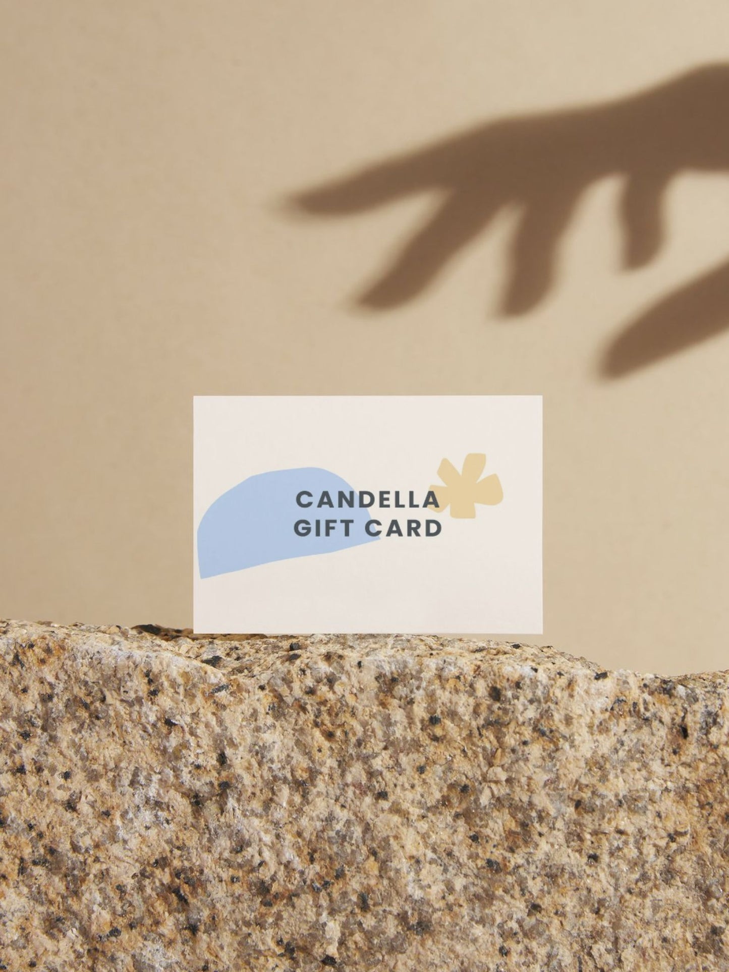 A digital image of a Candella e-gift card.