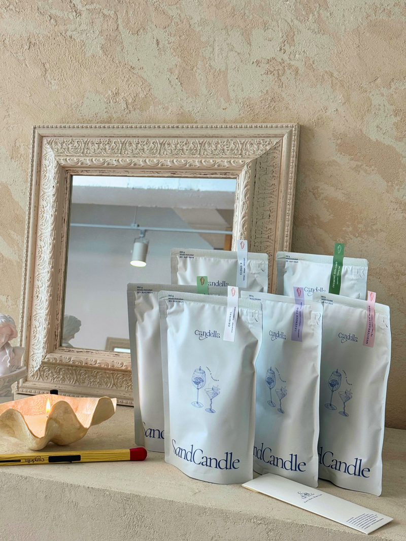 Eco Sand Candle Classic Set – 6 Scents