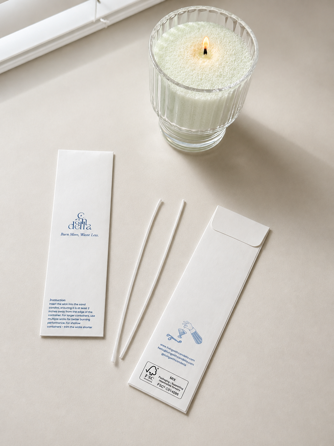 Cotton Candle Wicks – Pack of 8