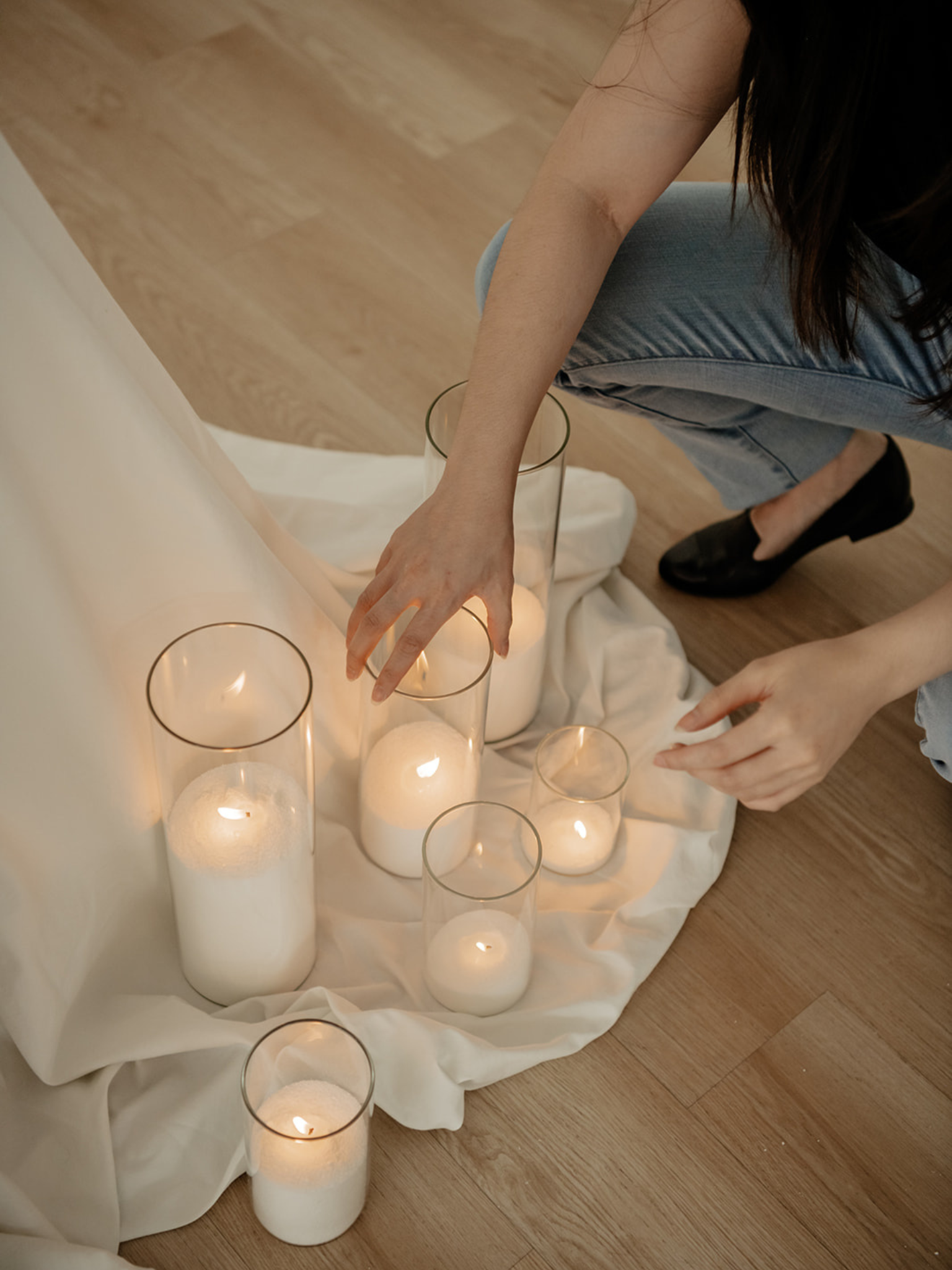 Bulk Sand Candle Wax with 180 Wicks · 25kg